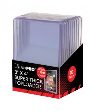 Ultra-Pro Toploaders 180pt- 10 pack