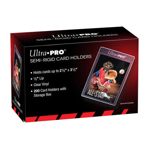 Ultra PRO Semi Rigid 1/2 inch Card Sleeves - 200 Count