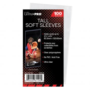 Ultra-Pro Soft Sleeves "Tallboys" 100pk